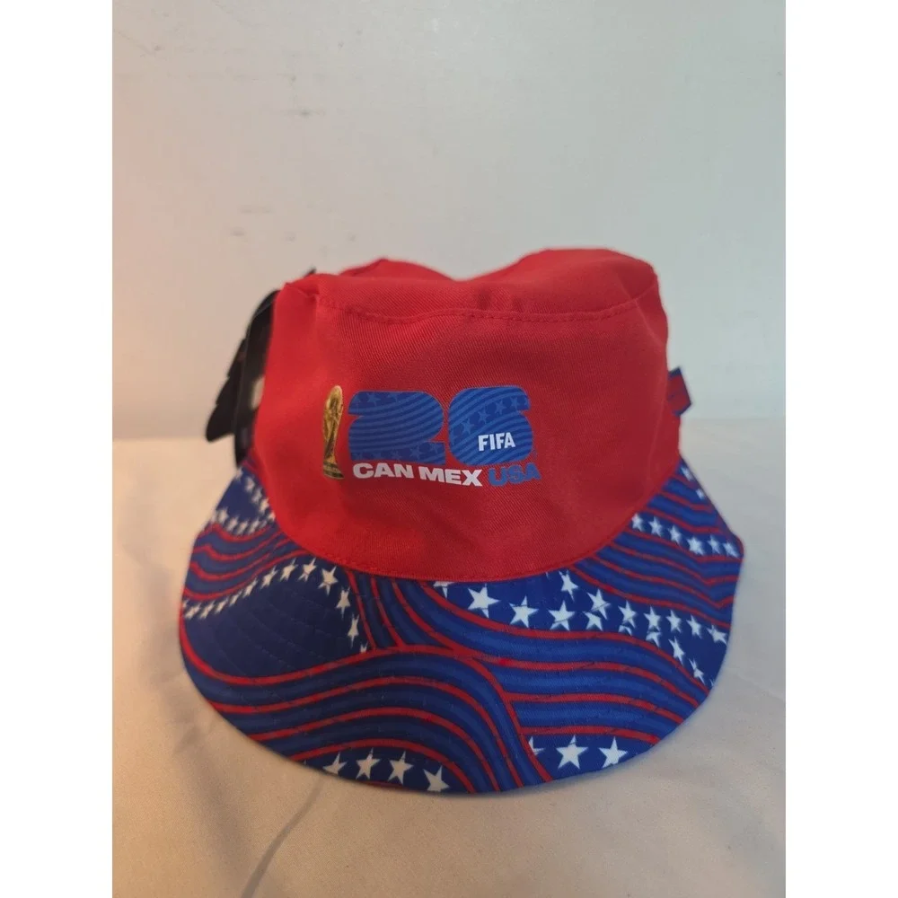 FIFA WORLD CUP 2026 OFFICIAL BUCKET HAT FOOTBALL SOCCER ONE SIZE - FLOPPY